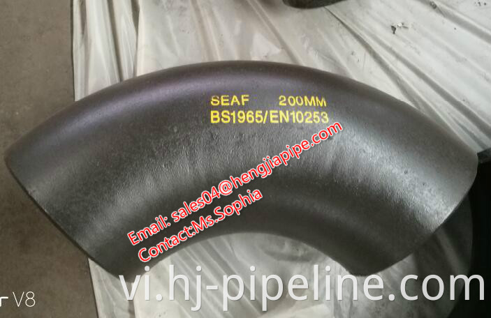 DN200 butt weld pipe elbow